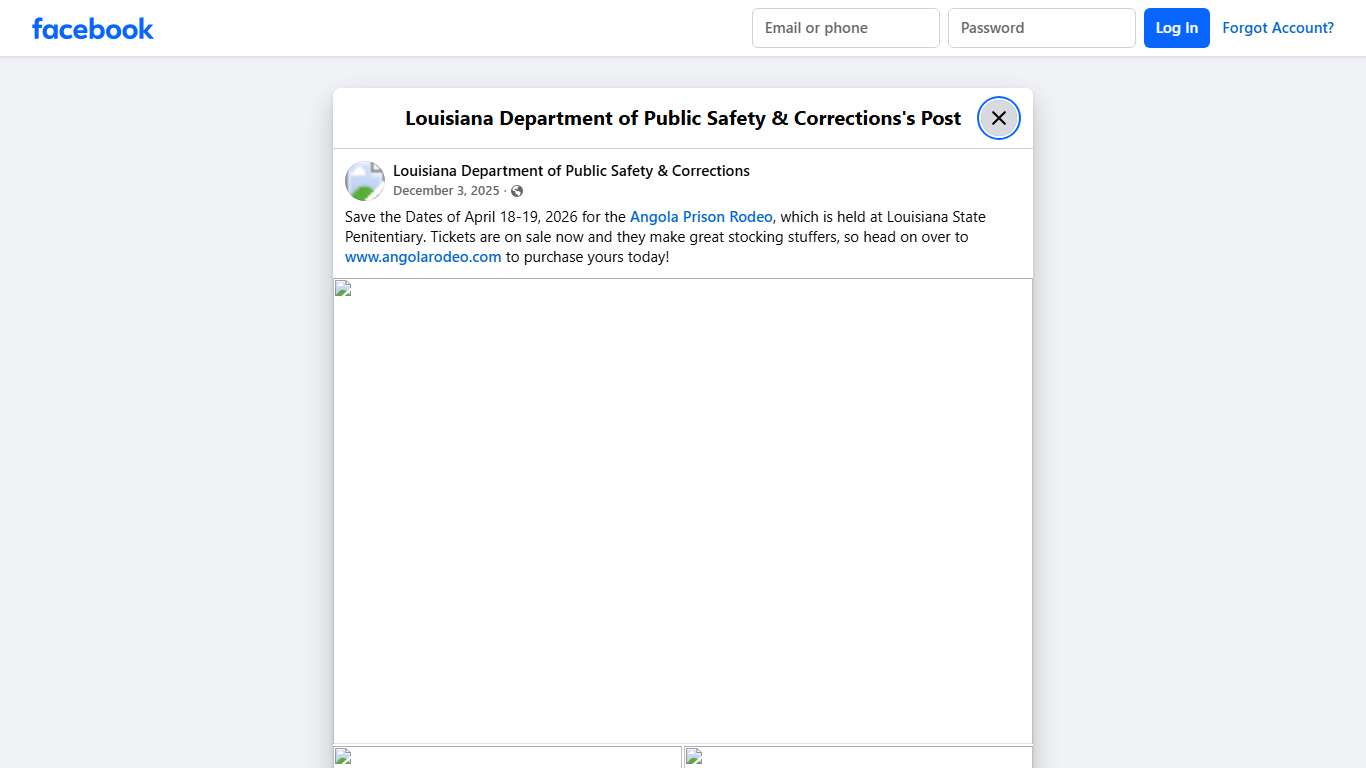 Save... - Louisiana Department of Public Safety & Corrections Facebook